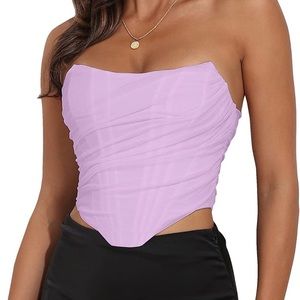 Lavender corset top
